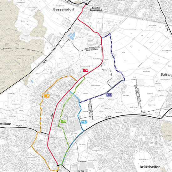 Dietlikon–Bassersdorf, Korridorstudie